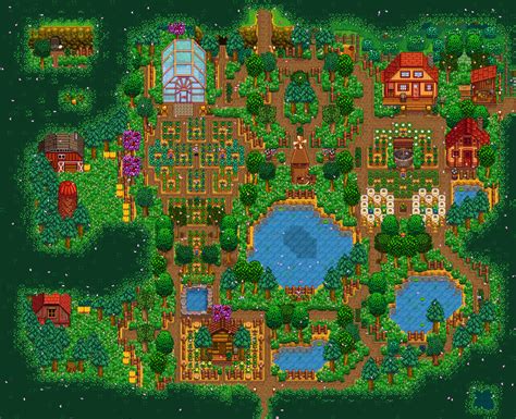 Aesthetic forest layout : r/StardewValley