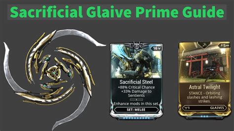 Warframe [GLAIVE PRIME] NO RIVEN MOD ONE SHOT ONE KILL STEEL PATH - YouTube