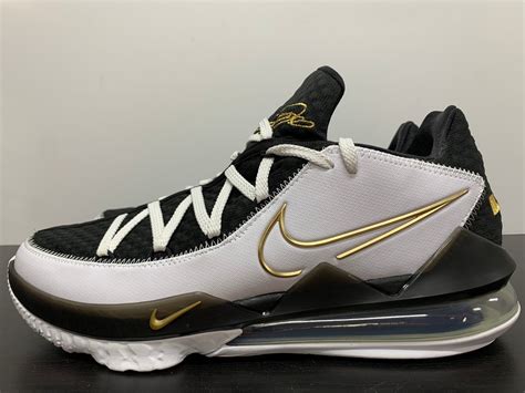 Nike LeBron 17 Low White Metallic Gold – ChillyKicks