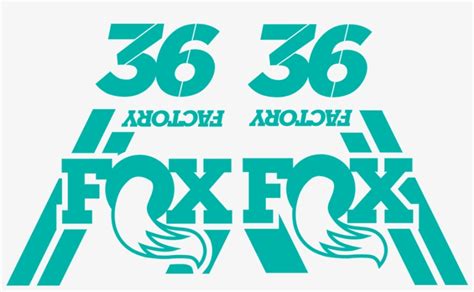 36 Float Decal Kit / Gloss Finish - Fox Factory 36 Decals Transparent ...