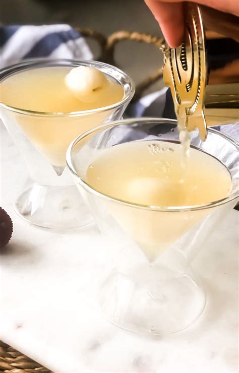 Simple Lychee Martini Recipe