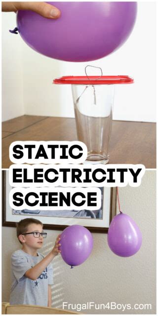 Static Electricity Science Experiments with Balloons - Frugal Fun For Boys and Girls