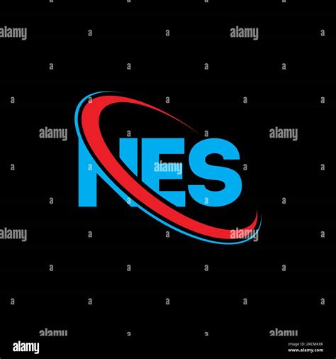 NES logo. NES letter. NES letter logo design. Initials NES logo linked with circle and uppercase ...