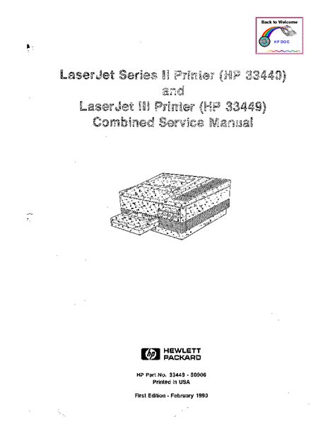 HP LASERJET CLASSICS II III Service Manual download, schematics, eeprom, repair info for ...