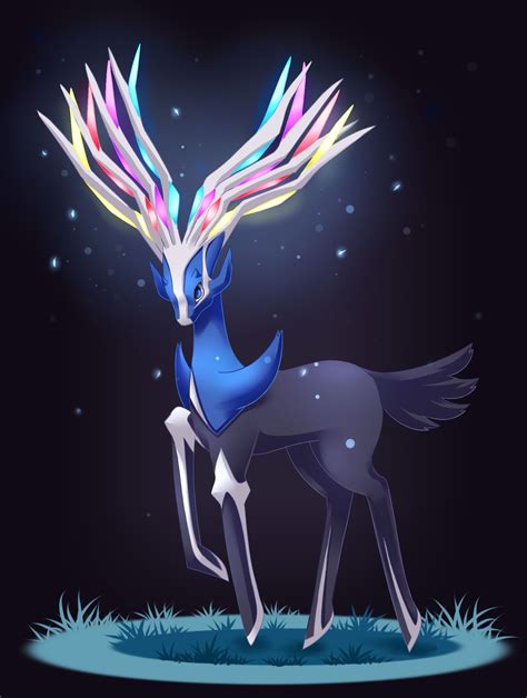 Xerneas the new legendary for Pokemon X and Y | Game-Art-HQ