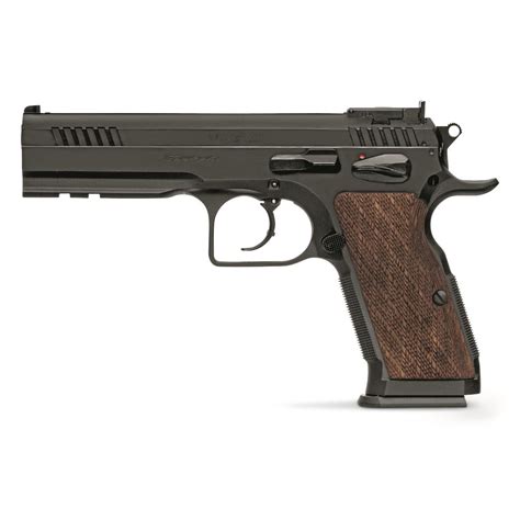 EAA Tanfoglio Witness Elite Stock III, Semi-automatic, .38 Super, 4.75" Barrel, 17 Round ...