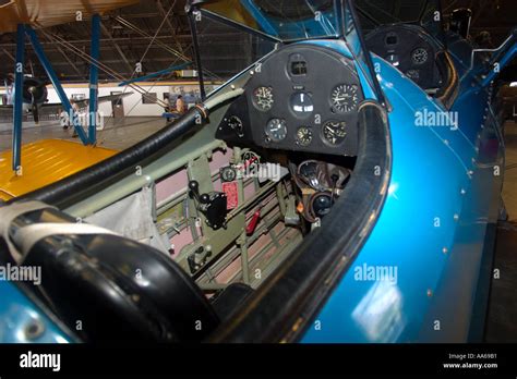 Stearman Biplane Cockpit Detail Stock Photo: 682417 - Alamy