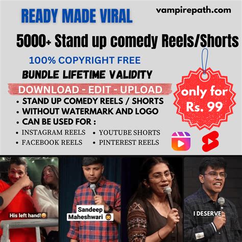 5000+ STAND UP COMEDY Reels Bundle - vampirepath.com