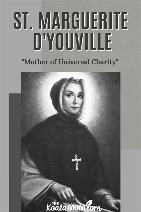 St. Marguerite d'Youville, founder of the Grey Nuns • The Koala Mom