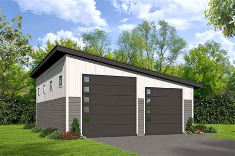 Lift-Friendly Modern RV Garage - 68500VR | Architectural Designs ...