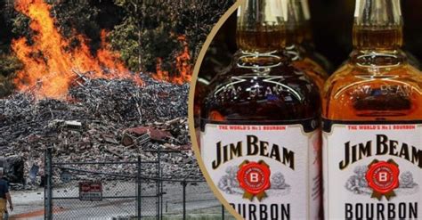 Fire Destroys Jim Beam Warehouse, Bourbon Flows Into The Nearby River