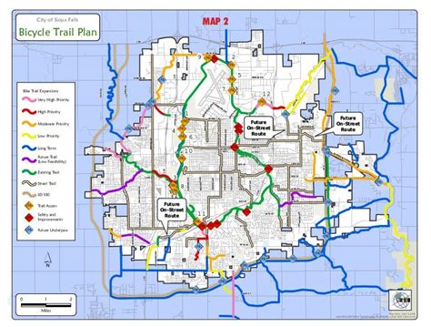 Sioux Falls Bike Trails Map - Ailina Laurette