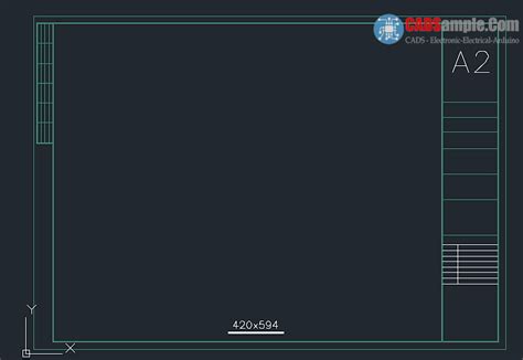 Autocad A2 Drawing Frame