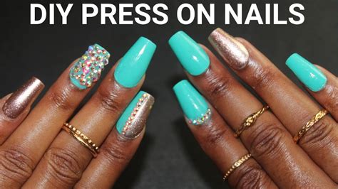 Easy DIY Press on Nails at Home that lasts 3 Weeks - YouTube