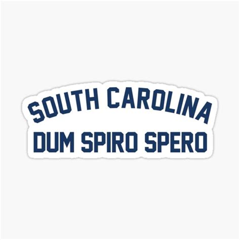 "The South Carolina Motto (State Motto of South Carolina)" Sticker by franklinprintco | Redbubble