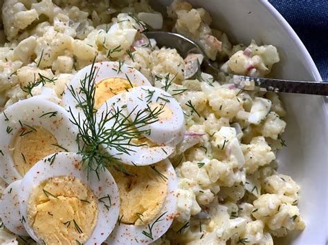 Cauliflower Keto Potato Salad—My New Favorite Summertime Recipe!