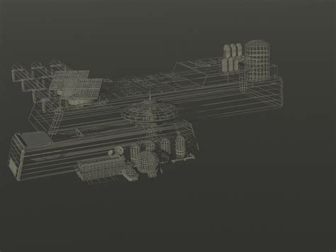 space station 3d model