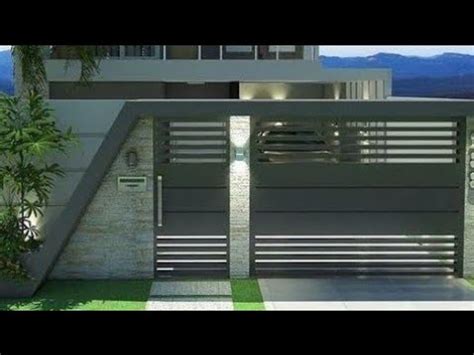 House Modern Gate Design 2018 : Inspirational ideas to enhance your landscape.