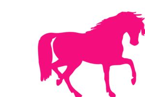 Hot Pink Horse Clip Art at Clker.com - vector clip art online, royalty free & public domain