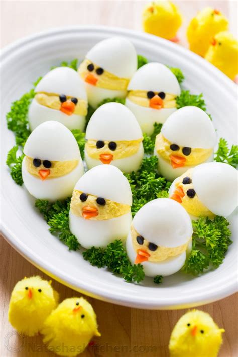 Easter Recipe: Deviled Egg Chicks! - Coupland's Bakeries