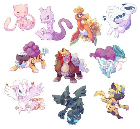 Legendary Pokemon Vinyl Stickers by RileyKitty on DeviantArt | All legendary pokemon, Pokemon ...