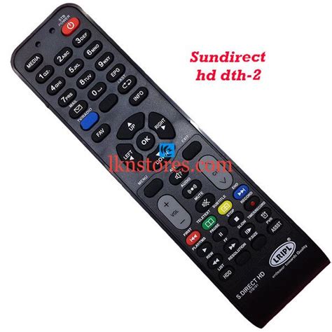 Compatible Sun Direct HD 2 DTH Remote | Remote control, Remote, Dth