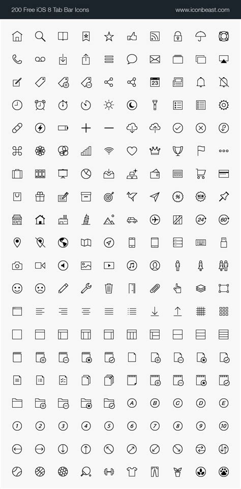 Black And White Ios Icons Free - 15 Best Custom Icon Packs For Iphone ...