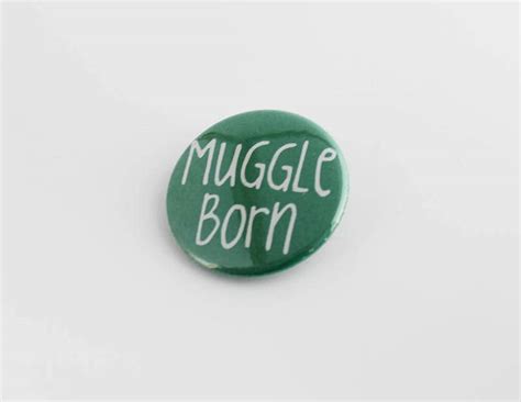 Muggle Born Harry Potter Inspired 4-Pack by BitterWhimsy on Etsy