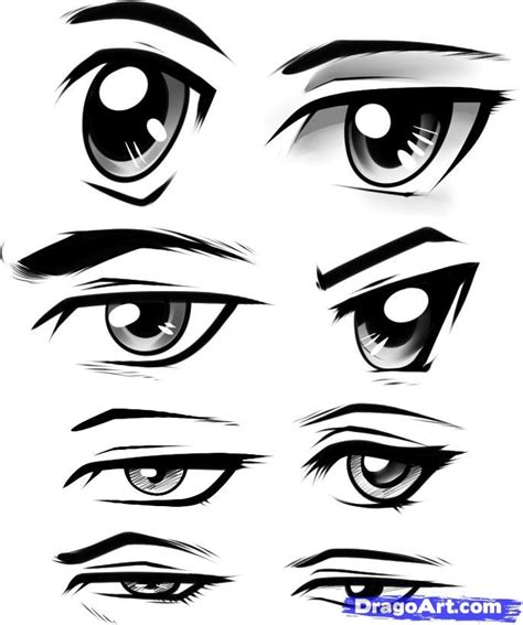 How to Draw Anime Boys Eyes