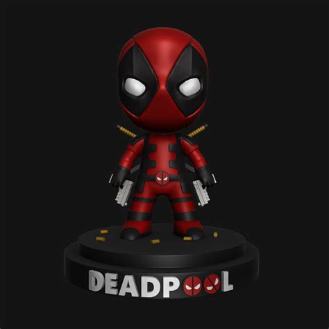 ArtStation - Deadpool STL For 3D Printing | Resources