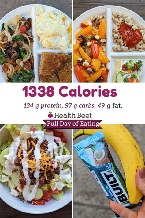 1300 Calorie Diet for Weight Loss {Full Day of Eating} - Health Beet