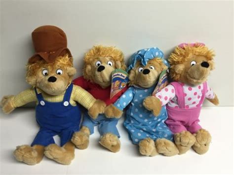 The Berenstain Bears Family 13" Plush Set Of 4 Stuffed Toy NEW | Ty ...