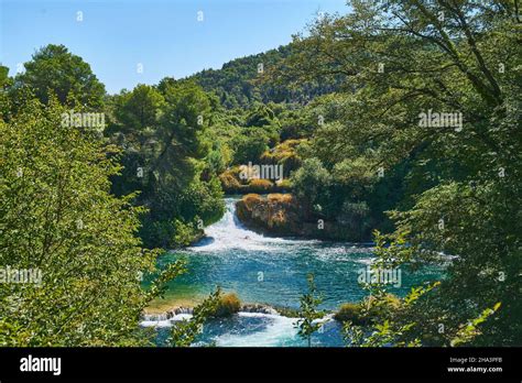 Krka waterfalls Croatia Stock Photo - Alamy