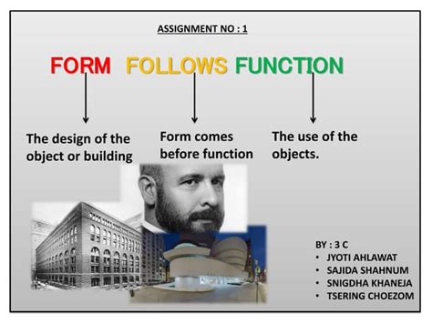 'Form follows function' | PPT