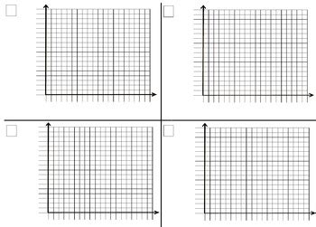 Scatter Plots Graphic Organizer Work Paper Template IEP Accommodation