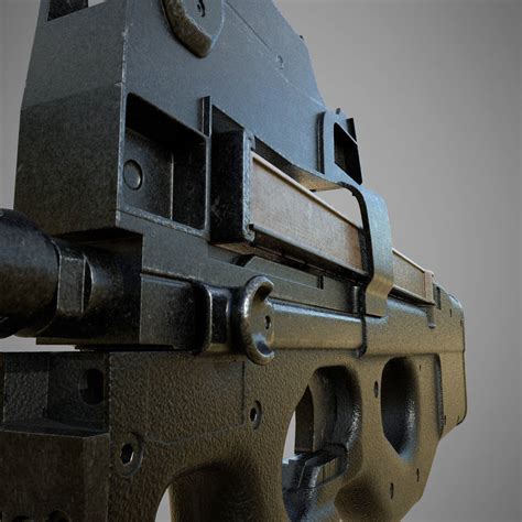 P90 SMG 3D model | CGTrader