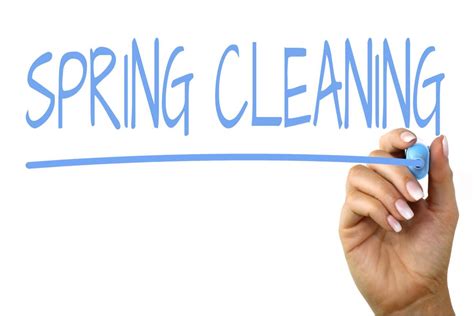 Spring Cleaning - Handwriting image