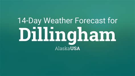 Dillingham, Alaska, USA 14 day weather forecast