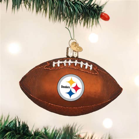 Pittsburgh Steelers Football Ornament | Steelers, Pittsburgh steelers football, Handcrafted ...