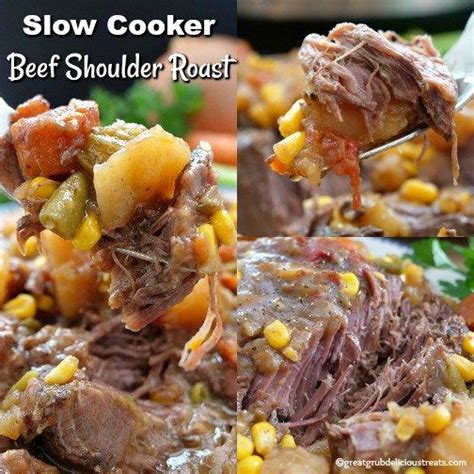 Slow Cooker Beef Shoulder Roast | Slow cooker beef, Beef shoulder roast, Shoulder roast