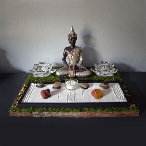 Meditating Buddha Statue // Buddhist Altar // Table by NeonFoxArt ...