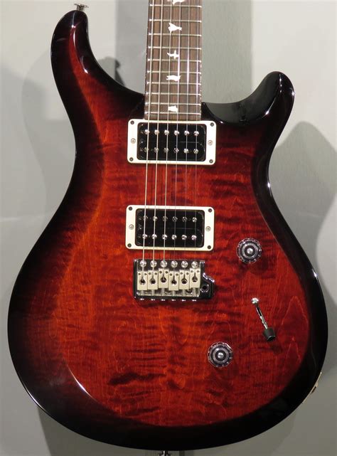 PRS S2 Custom 24 2022 Fire Red Burst w/Gig Bag — Instrumental Music & Sound