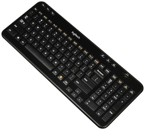 Logitech K360 Wireless Keyboard, Glossy Black (USED) - Walmart.com