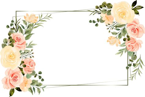 Floral Border Png Brilliance