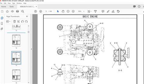 Cat 303C 303CR Mini Hydraulic Excavator (S3Q2 Engine) Parts Manual - PDF DOWNLOAD - HeyDownloads ...