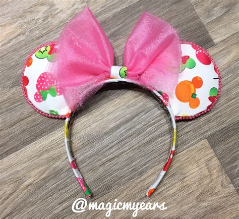 Mickey Fruit Ears Fruit Mickey Ears Fruit Disney Ears | Etsy