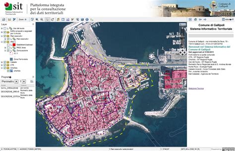 Nuovo WebSIT del comune di Gallipoli – GIS, BIM e Infrastrutture