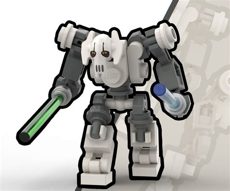 LEGO MOC Brick Built General Grievous by No1LikesCherry | Rebrickable - Build with LEGO