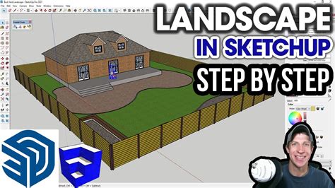 How to Model a Landscape in SketchUp - STEP BY STEP Tutorial - The ...