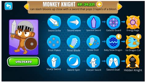 3 more upgrade paths for my monkey knight : btd6